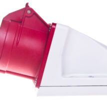 Gniazdo stałe 16A 4P 400V czerwone IP44 /mała obudowa/ 114-6k