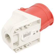 Gniazdo stałe 32A 5P 400V czerwone IP44 /mała obudowa/ 125-6k