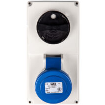 Gniazdo stałe z wyłącznikiem 0-1 małe 16A 3P 230V IP44 /blokada mechaniczna/ 6113-6