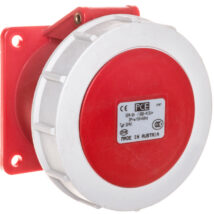 Gniazdo tablicowe 32A 4P 400V /75×75/ czerwone IP67 POWER TWIST 3242-6
