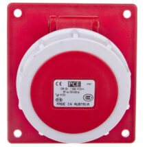 Gniazdo tablicowe skośne 16A 4P 400V czerwone IP67 POWER TWIST 4142-6