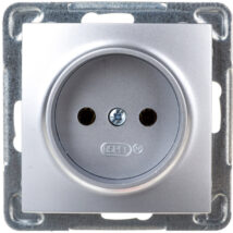 IMPRESJA Gniazdo pojedyncze b/u srebrne GP-1Y/m/18