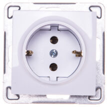 IMPRESJA Gniazdo pojedyncze z/u Schuko białe GP-1YS/m/00