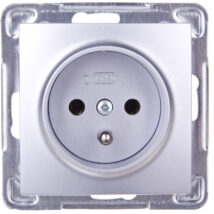 IMPRESJA Gniazdo pojedyncze z/u srebrne GP-1YZ/m/18