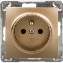 IMPRESJA Gniazdo pojedyncze z/u złoty metalik GP-1YZ/m/28