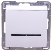 IMPRESJA Łącznik hotelowy z podświetleniem biały ŁP-15YS/m/00