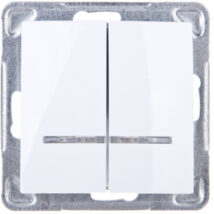 IMPRESJA Łącznik świecznikowy z podświetleniem biały ŁP-2YS/m/00