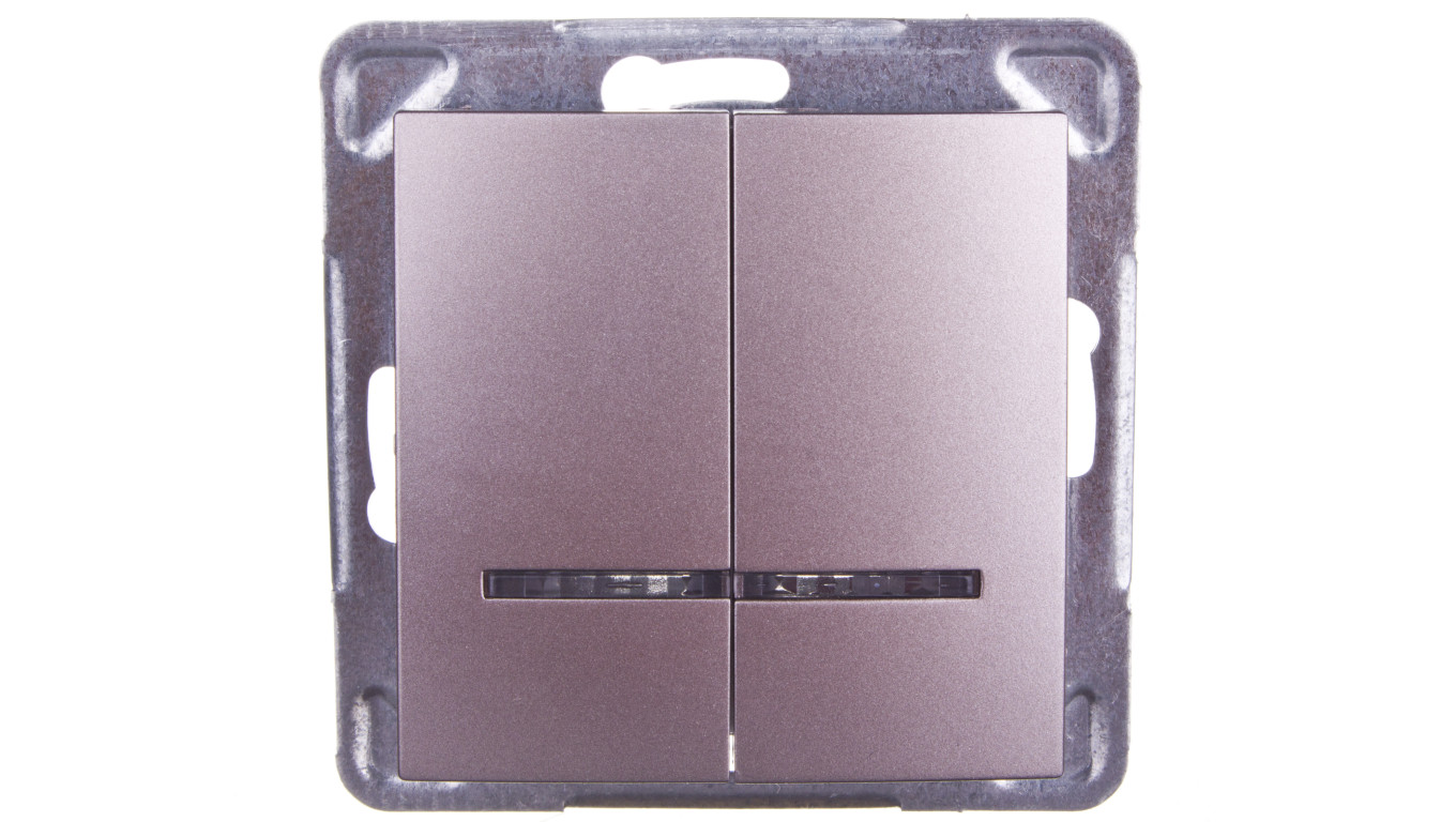 IMPRESJA Łącznik świecznikowy z podświetleniem tytan ŁP-2YS/m/23