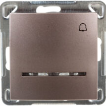 IMPRESJA Przycisk /dzwonek/ z podświetleniem tytan ŁP-6YS/m/23