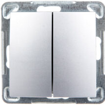 IMPRESJA Przycisk podwójny zwierny srebrny ŁP-17Y/m/18