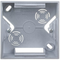 IMPRESJA Puszka natynkowa pojedyncza srebro PNP-1Y/18