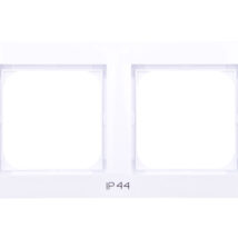 IMPRESJA Ramka podwójna do łączników IP44 biała RH-2Y/00