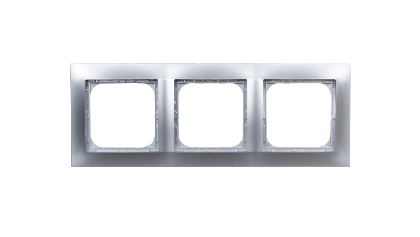 IMPRESJA Ramka potrójna srebrna R-3Y/18
