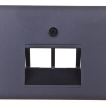 K.1 Element centralny do gniazda UAE RJ11 RJ12 RJ45 kat.3, 5e, 6 45st antracyt mat lakierowany 14097006