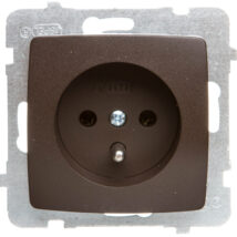 KARO Gniazdo pojedyncze z/u czekoladowy metalik GP-1SZ/m/40