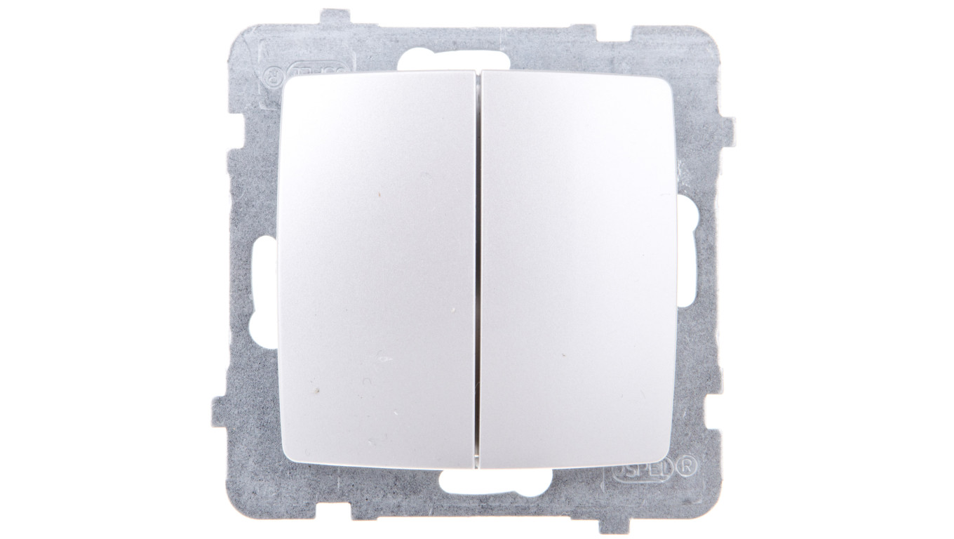 KARO Łącznik świecznikowy srebrny perłowy ŁP-2S/m/43