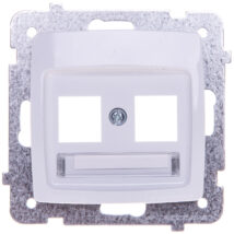 KARO Obudowa gniazda komputerowego podwójnego biały GPK-2S/p/00