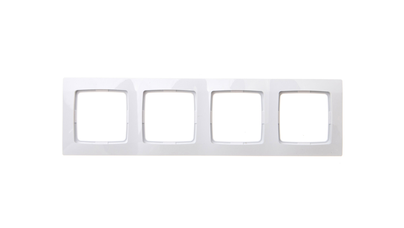 KARO Ramka poczwórna biała R-4S/00