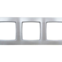 KARO Ramka potrójna srebrny perłowy R-3S/43