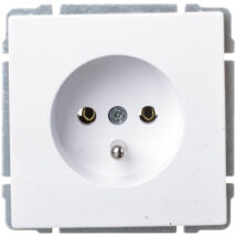 KOS66 Gniazdo pojedyncze z/u białe 660434