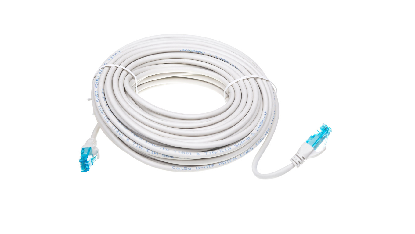 Kabel krosowy (Patch Cord) U/UTP kat.5e szary 20m DK-1512-200
