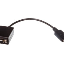Kabel połączeniowy DisplayPort 1.1a Typ DP/VGA, M/Ż czarny 0,15m