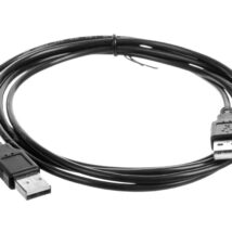 Kabel połączeniowy USB 2.0 Typ USB A/USB A, M/M czarny 1,8m AK-300100-018-S