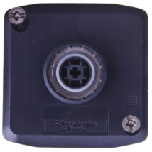 Kaseta sterownicza 1-otworowa przyciskiem zielony 1Z IP65 szara XALD102