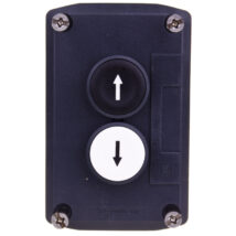 Kaseta sterownicza 2-otworowa strałki GÓRA/DÓŁ 1Z+1Z szara IP65 XALD222