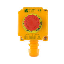 Kaseta z przyciskiem bezpieczeństwa przez obrót 1R IP65 ST22K105-1