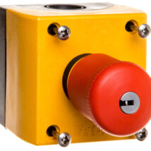 Kaseta z przyciskiem bezpieczeństwa z kluczem 1Z 1R IP66 M22-PVS/KC11/IY 216523