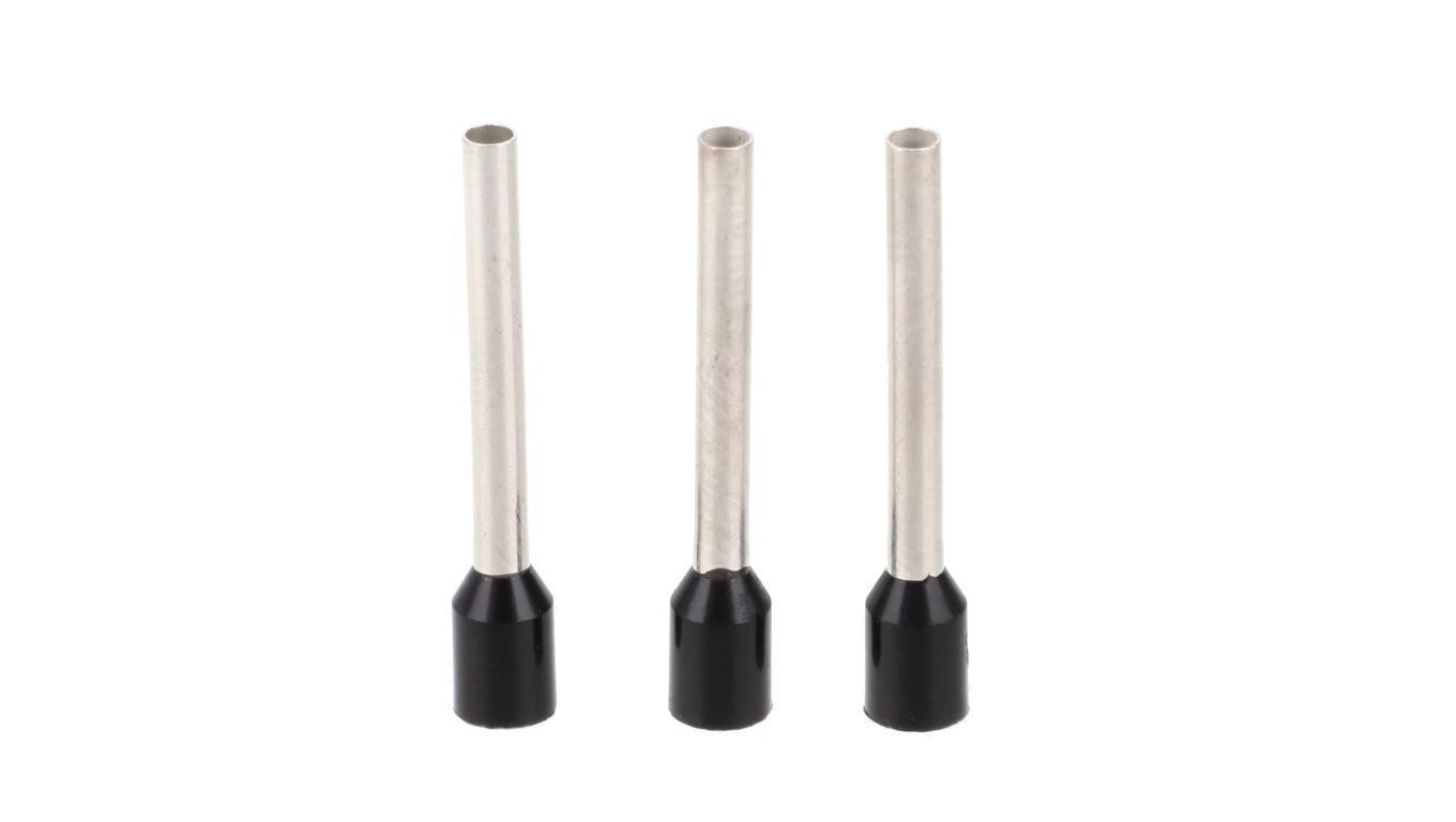 Końcówka tulejkowa izolowana HI 1,5/18 ERHL DIN czarny E08KH-02010104701 /500szt./