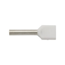 Końcówka tulejkowa izolowana HI 2 x0,75/10 biała E08KH-02020100401 (500szt.)