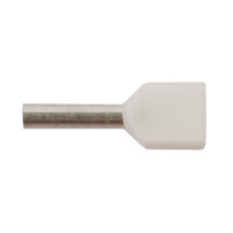 Końcówka tulejkowa izolowana HI 2X0,75/8 biała E08KH-02020104121 /100szt./