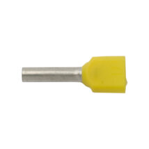 Końcówka tulejkowa izolowana HI 2X1/10 żółta E08KH-02020101001 (500szt.)