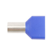 Końcówka tulejkowa izolowana HI 2X16/14 DIN niebieska E08KH-02020103001 (50szt.)