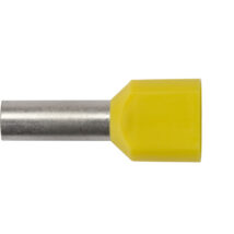 Końcówka tulejkowa izolowana HI 2X6/14 DIN żółta E08KH-02020102401 /100szt./