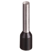 Końcówka tulejkowa izolowana TI 1,5mm2/10mm czarna cynowana TI1,5L10x500 /500szt./