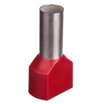 Końcówka tulejkowa izolowana TID 2x10mm2/14mm czerwona cynowana TID2x10L14 /100szt./