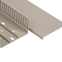 Korytko grzebieniowe samogasnące 100×60 szare z pokrywą PV UV /2m/ ECS10060 (opak. 20m)