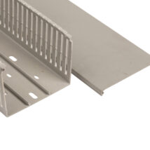 Korytko grzebieniowe samogasnące 100×80 szare z pokrywą UV ECS10080 /2m/ (opak. 24m)