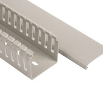 Korytko grzebieniowe samogasnące 40×40 szare z pokrywą UV ECS4040 /2m/