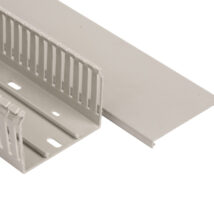 Korytko grzebieniowe samogasnące 80×60 szare z pokrywą UV ECS8060 /2m/ (opak. 28m)