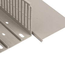 Korytko grzebieniowe samogasnące 80×80 szare z pokrywą UV ECS8080 /2m/