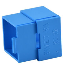 Króciec dystansowy 22x22mm do puszek szeregowych niebieski KD12 37088003 /50szt./