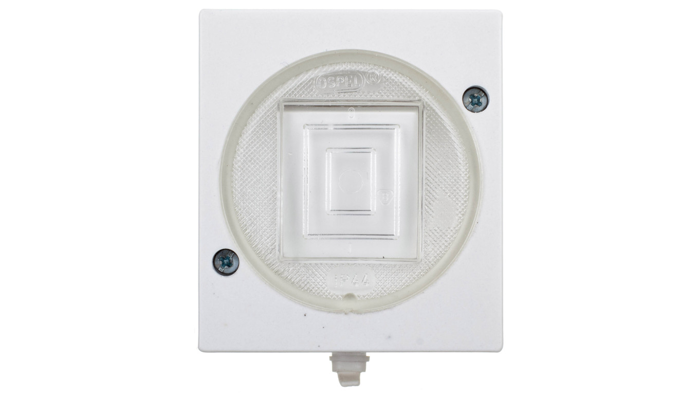 LAMBDA Łącznik hermetyczny pojedynczy IP44 biały ŁNH-1L/00