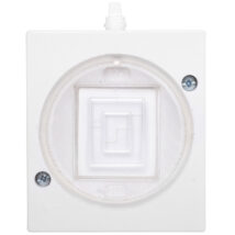 LAMBDA Łącznik hermetyczny schodowy IP44 biały ŁNH-3L/00