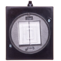 LAMBDA Łącznik hermetyczny świecznikowy IP44 czarny ŁNH-2LC/25