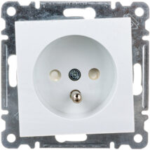 Lumina Gniazdo pojedyncze z/u 16A przesłonami styków białe WL1040