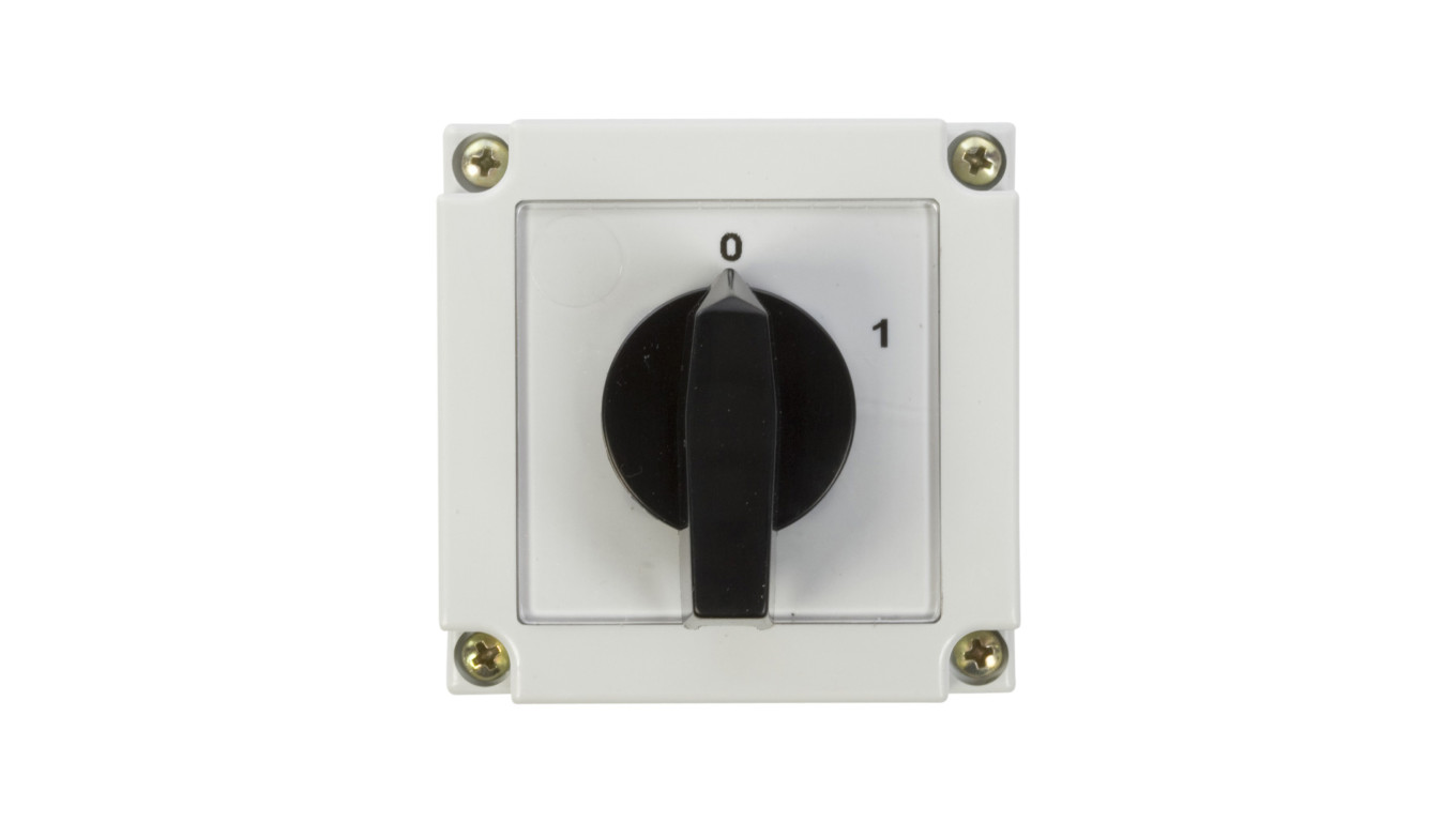 Łącznik krzywkowy 0-1 1P 10A w obudowie 4G10-90-PK R014 63-840392-011